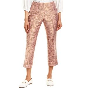 Kate Spade Flora Leopard Jacquard Pants Cropped 0